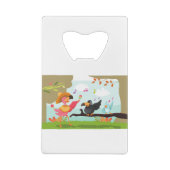 cinco de mayo flamingo creditkaart flessenopener (Achterkant)