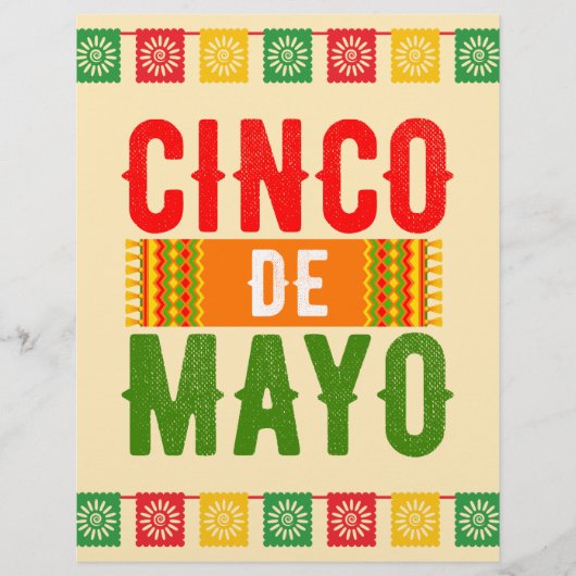 Cinco De Mayo Flyer (Voorkant)