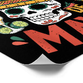 Cinco de Mayo Funny Camisa Mexicaanse Sombrero Fie Poster (Hoek)