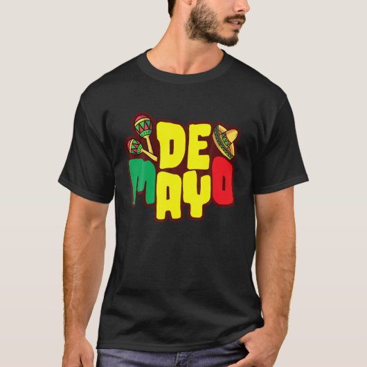 Cinco De Mayo Funny Hand print Mexicaans Pet T-shirt (Voorkant)