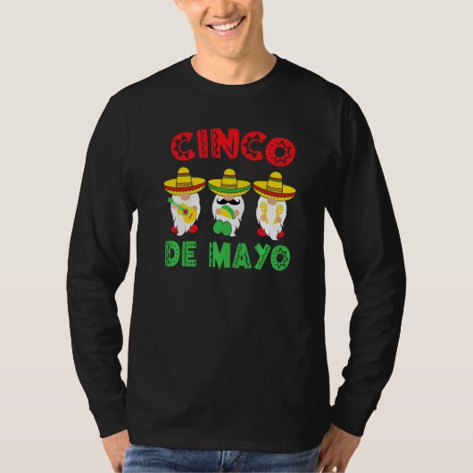 Cinco De Mayo Funny Mexican Drink Party T-shirt (Voorkant)