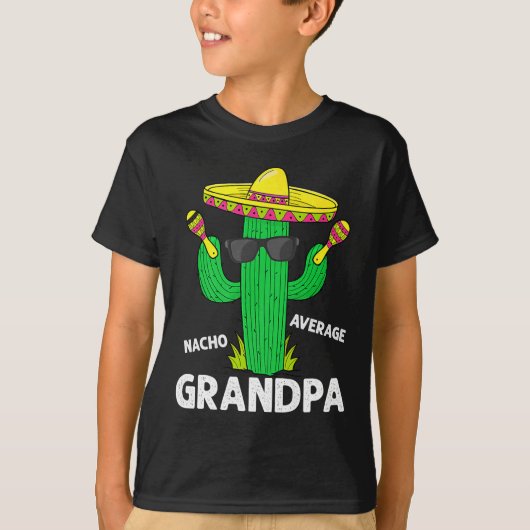 Cinco de Mayo Funny Nacho Gemiddelde opa Sombrero T-shirt (Voorkant)