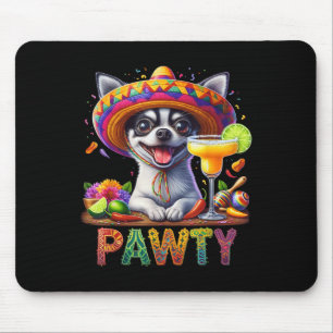 Cinco De Mayo Funny Pawty Chihuahua Margarita Somb Muismat