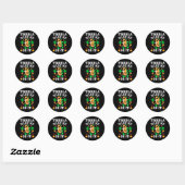Cinco De Mayo - Funny Tequila deed het in Mexico Ronde Sticker (Vel)