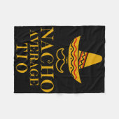 Cinco De Mayo - Gewone Oom Nacho Fleece Deken (Voorkant (Horizontaal))