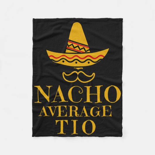 Cinco De Mayo - Gewone Oom Nacho Fleece Deken (Voorkant)
