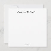 Cinco De Mayo Gitaar Feestdagenkaart (Achterkant)