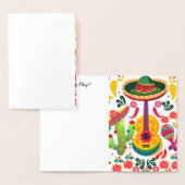 Cinco De Mayo Gitaar Folie Kaarten (Display)