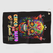Cinco De Mayo Glimlach Golfhanddoek (Horizontaal)