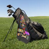 Cinco De Mayo Glimlach Golfhanddoek (Groen)