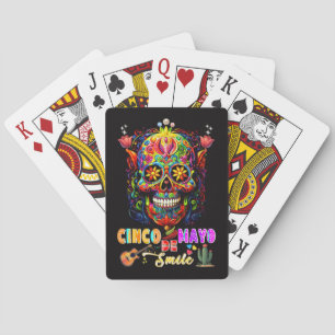 Cinco De Mayo Glimlach Pokerkaarten