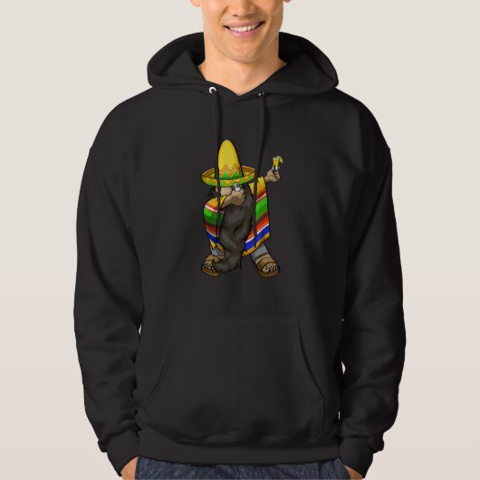 Cinco De Mayo Gnome Tequila   Mexican Celebration  Hoodie (Voorkant)