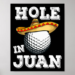 Cinco De Mayo Golf Grappige Uitspraak Golfer Grap  Poster