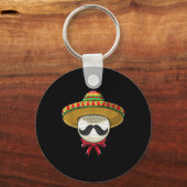 Cinco De Mayo _ Golf Mexicaanse Sombrero Sleutelhanger (Voorkant)