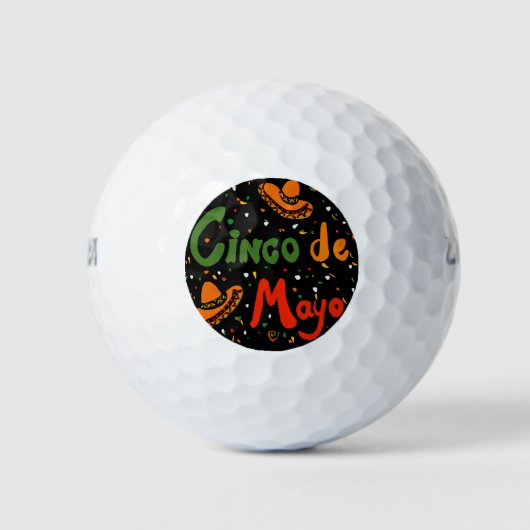 CINCO DE MAYO GOLFBALLEN (Voorkant)