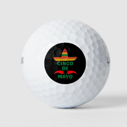 Cinco De Mayo Golfballen (Voorkant)