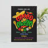 Cinco De Mayo Grappig Feest Mexicaanse Fiesta Kaart (Staand voorkant)