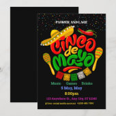 Cinco De Mayo Grappig Feest Mexicaanse Fiesta Kaart (Voorkant / Achterkant)