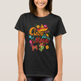 Cinco de Mayo, grappig Mexicaans feest 5 Mei T-shirt