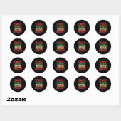 Cinco De Mayo Grappig Mexicaans Feest Cinco De Dri Ronde Sticker (Vel)
