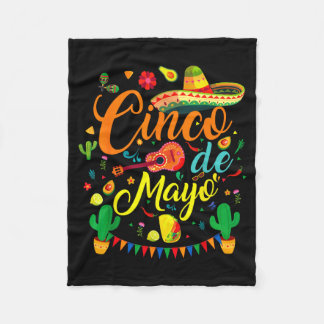 Cinco de mayo grappig Mexicaans feestje 5 mei Fleece Deken