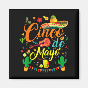 Cinco de mayo grappig Mexicaans feestje party 5 me Magneet