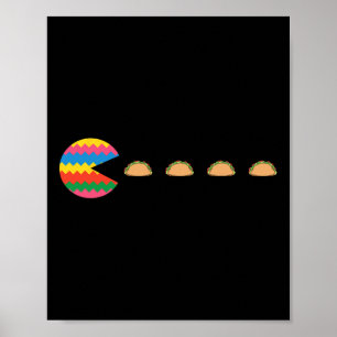 Cinco De Mayo Grappig Videospel Mexicaanse Fiesta  Poster