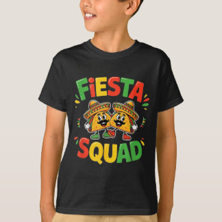 Cinco de mayo grappige fiesta squad feestje voor m t-shirt
