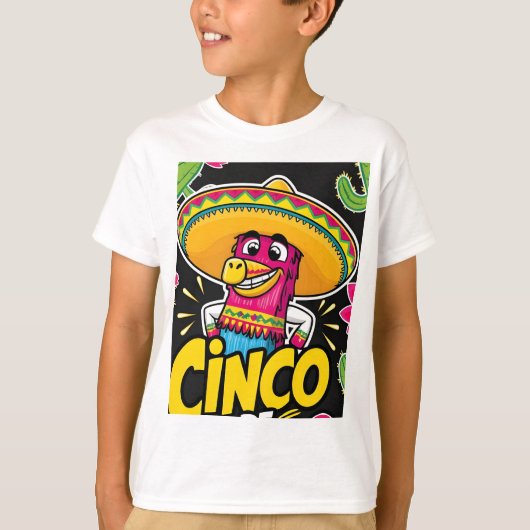 Cinco de Mayo Grappige Ideeën Ik zou die Pinata ra T-shirt (Voorkant)