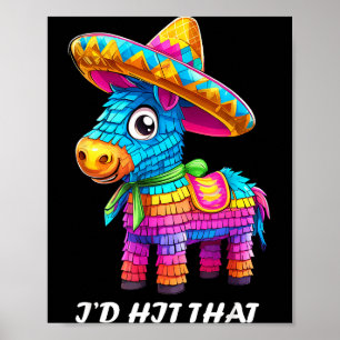 Cinco de mayo grappige ideeën sla dat pinata manne poster
