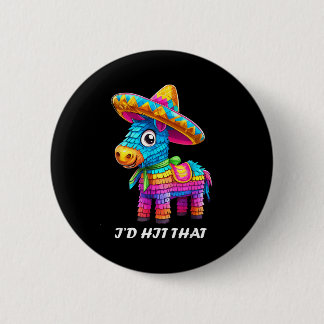 Cinco de mayo grappige ideeën sla dat pinata manne ronde button 5,7 cm