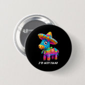Cinco de mayo grappige ideeën sla dat pinata manne ronde button 5,7 cm (Voorkant /achterkant)