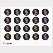 Cinco de mayo grappige ideeën sla dat pinata manne ronde sticker (Vel)