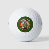 Cinco De Mayo Grappige Mexicaanse Cactus Speelt Gi Golfballen (Voorkant)
