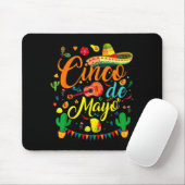 Cinco de mayo grappige Mexicaanse fiesta feestje 5 Muismat (Met muis)
