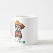 Cinco De Mayo Grappige Mexicaanse Kat Sombrero Meo Koffiemok (Voorkant links)