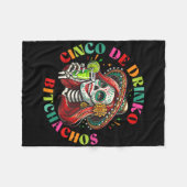 Cinco de Mayo Grappige Mexicaanse partij Cinco de Fleece Deken (Voorkant (Horizontaal))