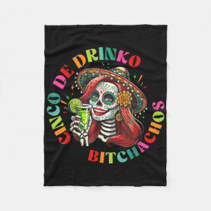Cinco de Mayo Grappige Mexicaanse partij Cinco de Fleece Deken