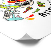 Cinco de Mayo Grappige Mexicaanse partij Cinco de Poster (Hoek)