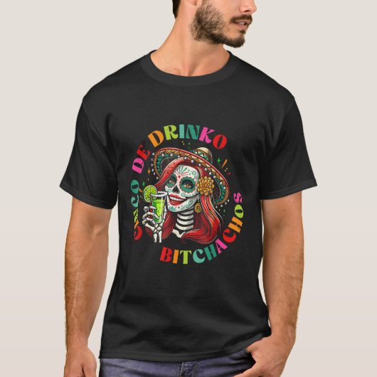 Cinco de Mayo Grappige Mexicaanse partij Cinco de T-shirt (Voorkant)