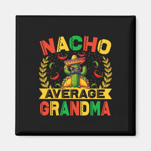 Cinco De Mayo Grappige Nacho Gemiddelde Oma Cinco  Magneet (Voorkant)