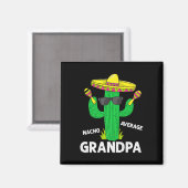 Cinco De Mayo Grappige Nacho Gemiddelde Opa Sombre Magneet (Voorkant / Achterkant)
