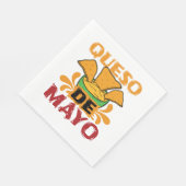 Cinco de Mayo Grappige Queso Grap Servet (Hoek)