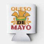 Cinco de Mayo Grappige Queso Puns Blikjeskoeler (Achterkant)