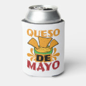 Cinco de Mayo Grappige Queso Puns Blikjeskoeler (Blikje Achterkant)