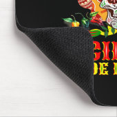 Cinco de mayo grappige suikerschedel vakantiefeest muismat (Hoek)