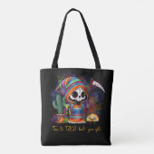 Cinco de Mayo Grim Reaper Tote Bag (Achterkant)