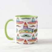 Cinco de Mayo Groen Bruine Snorren Mok (Links)