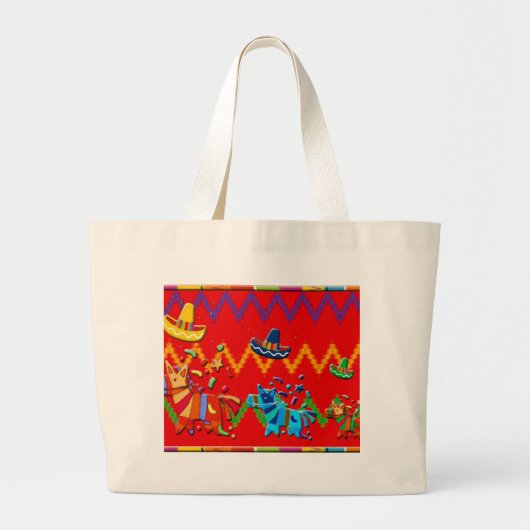 Cinco De Mayo Grote Tote Bag (Voorkant)