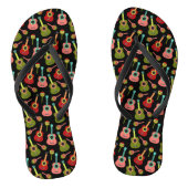 Cinco de Mayo Guitars Maracas Mexican Music Lover Teenslippers (Voetbed)